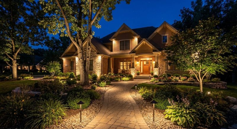 Courtyard Light Installation in Heber City, UT