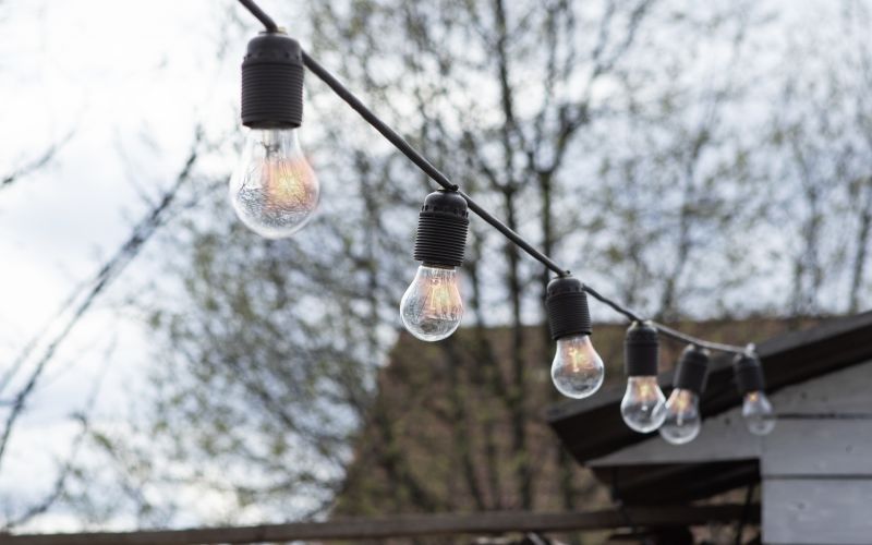 Residential String Lights Installation